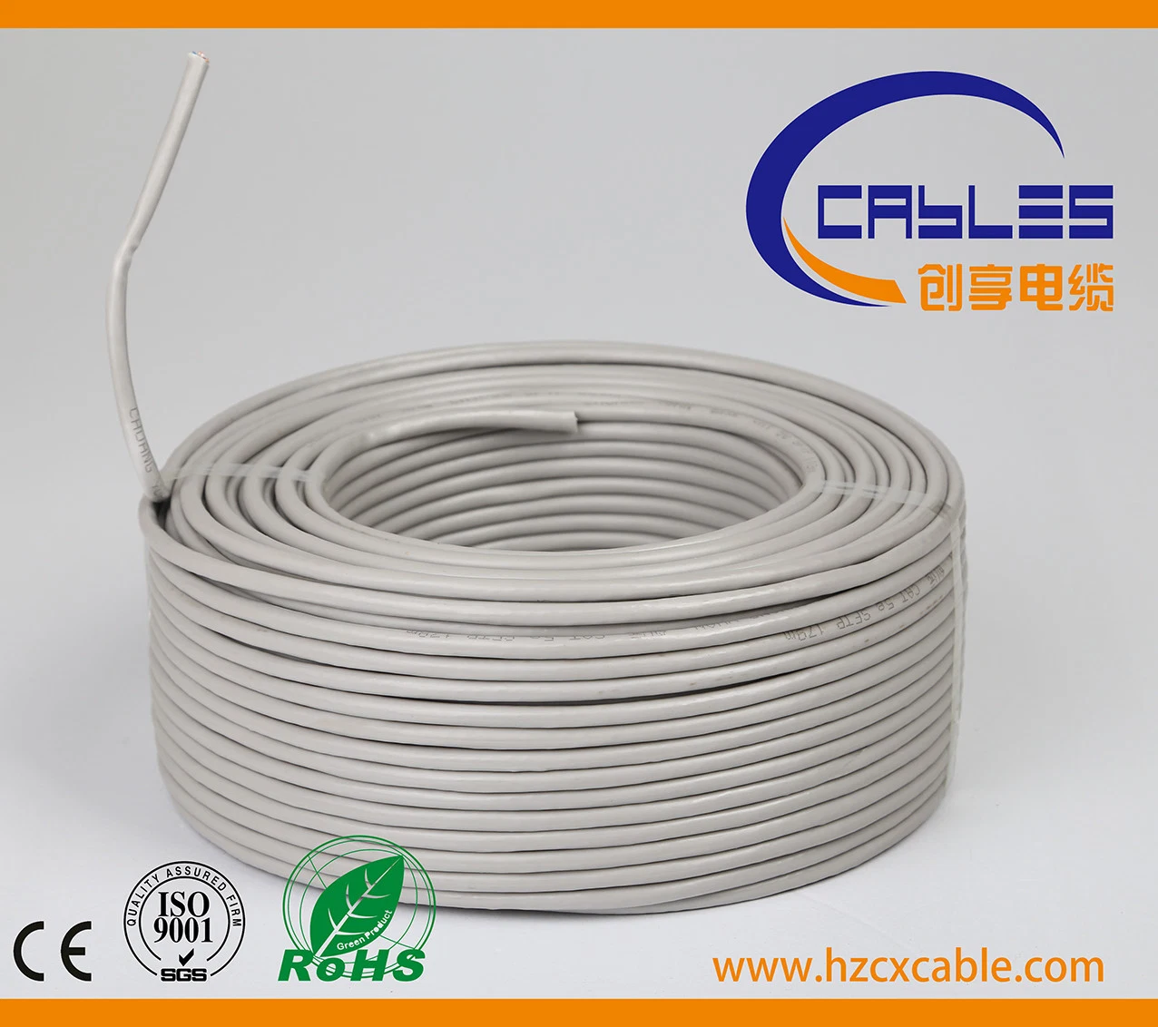 China Hot Sale Indoor Telephone Cable with ISO CE RoHS Sample Free Communication Cable Data Cable Cu/CCA/CCS Copper Clad Steel