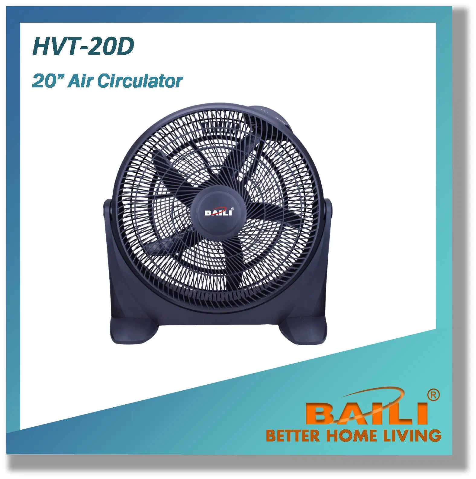 Top Selling 20" Air Circulator/Turbo Fan with 3 Speeds