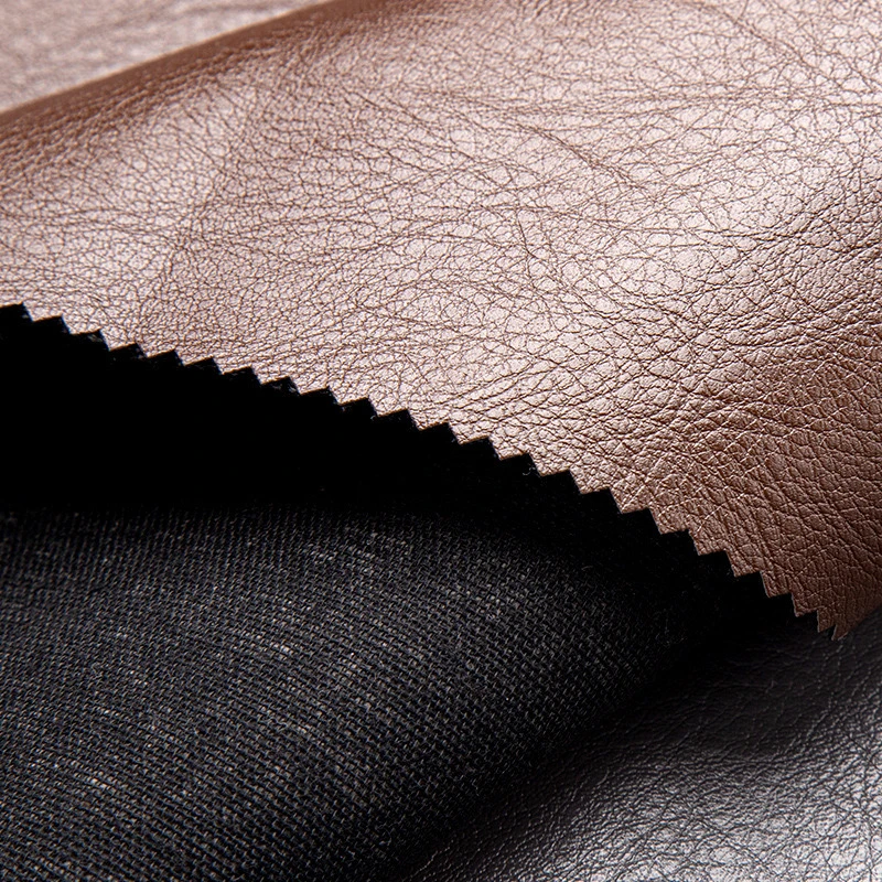 جلد صناعي من الجلد الصناعي بقياس 0.5 مم لملابس من الجلد الصناعي للسترة، وليجة، والملابس النسائية للرجال