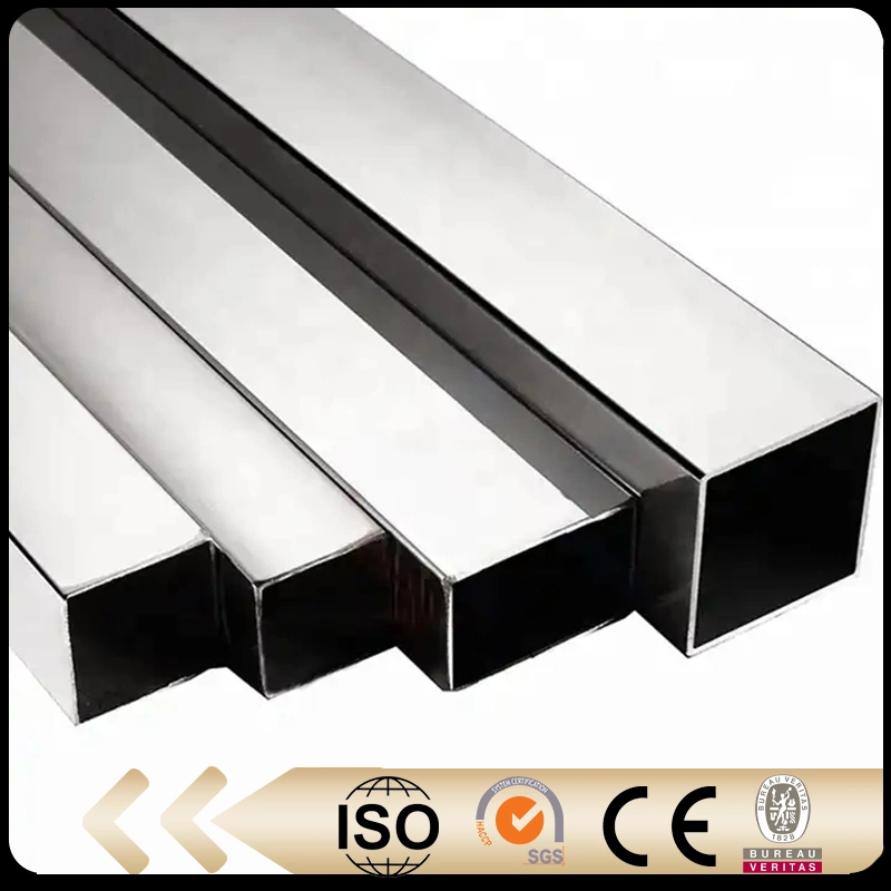 Hot Sale Low Price 304 316 Stainless Steel Square/Rectangular Welded Steel Pipe and Tube