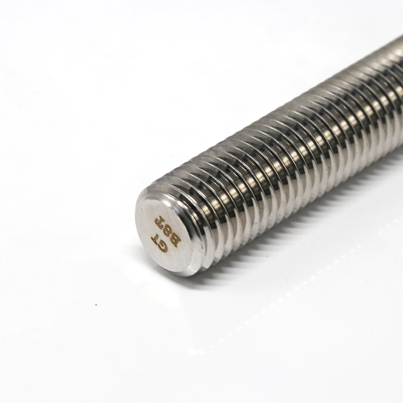 Stainless Steel A2-70 A4 70 80 304 316 Super Duplex S32750 32760 Saf Stud 2205 2507 Carbon Steel Grade 8.8 10.9 12.9 14.9 M12 M27 Stud