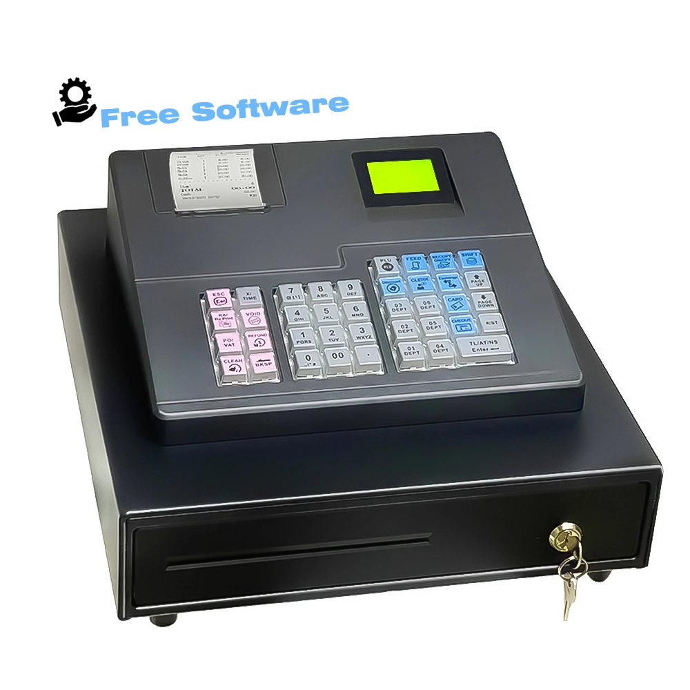 Cheapest Electronic Cash Register Retail Point of Sale Software POS System with Cash Drawer (ECR600)