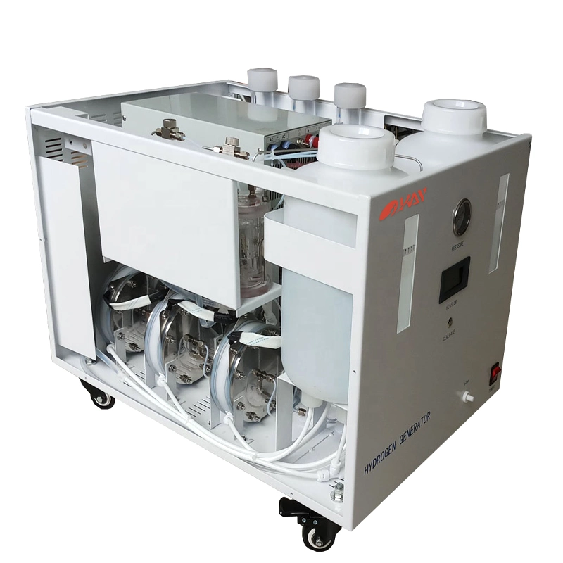 Laboratorio portátil de alta pureza 99,999% 300ml 500ml electrolizador de agua pura Generador de hidrógeno PEM