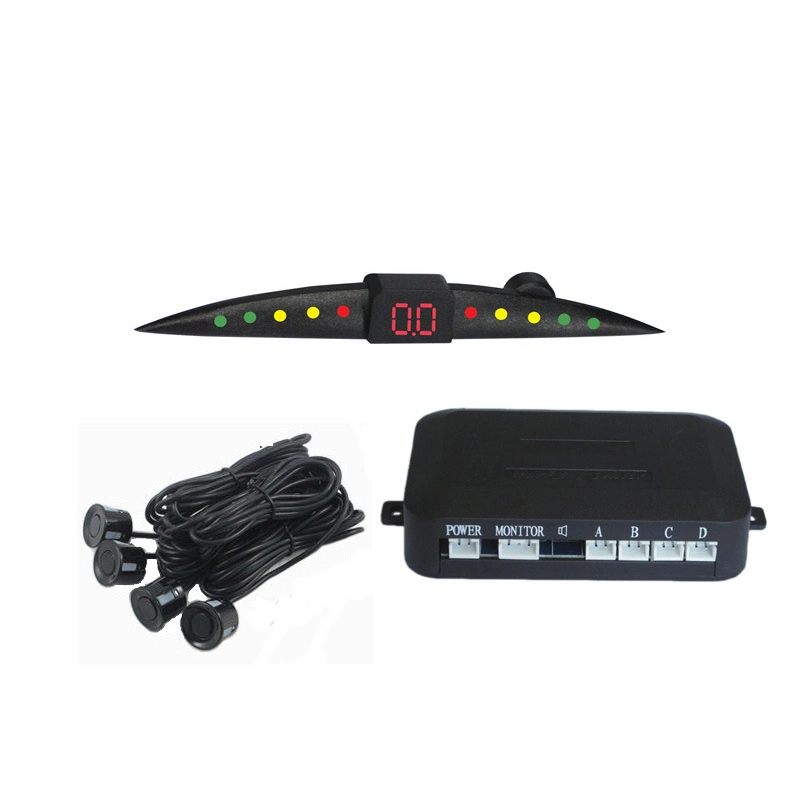 Universal 4 Sensors Distance Detecting Parking Reversing Sensor with LED Digital Display and Alarm