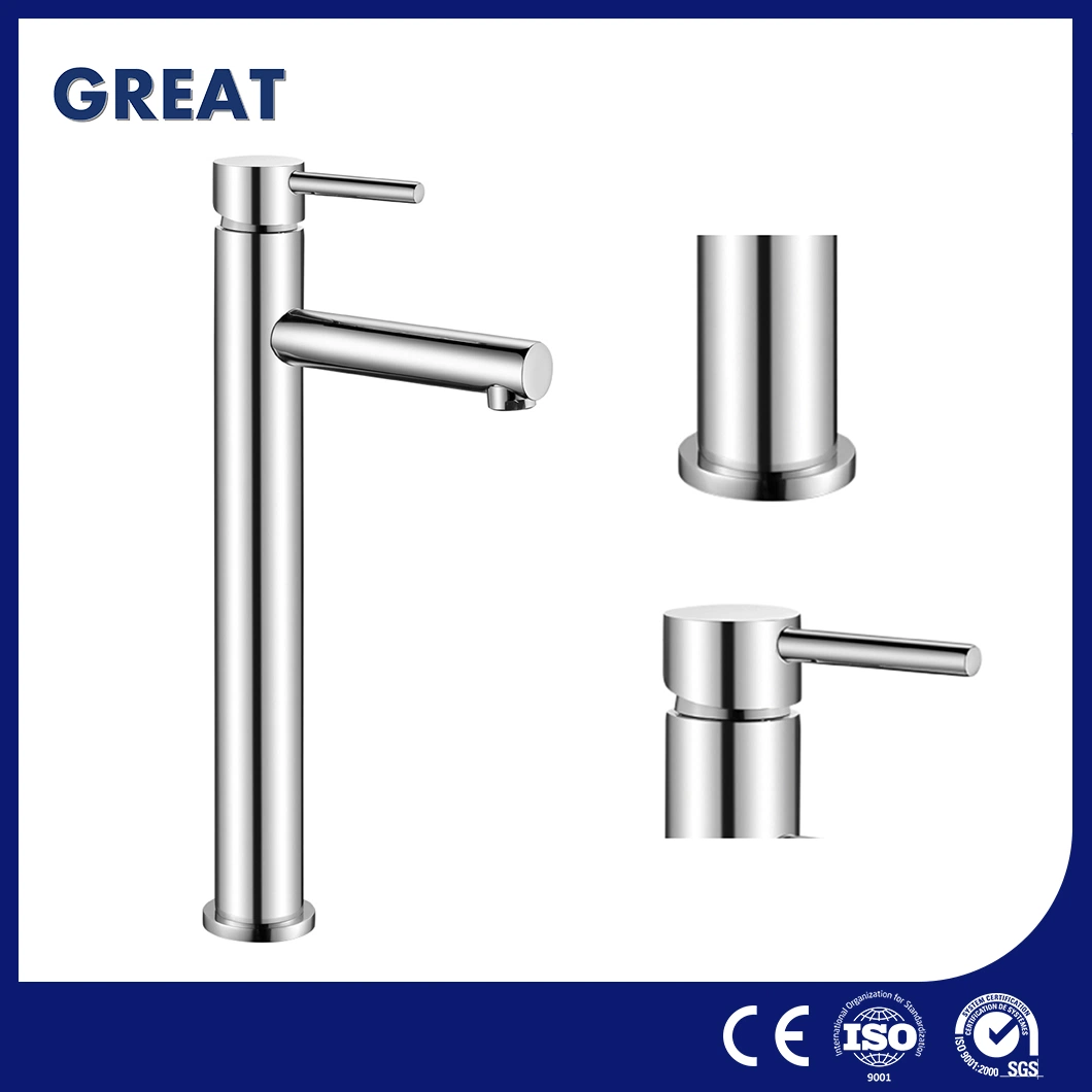 Great Bathroom Water Faucet Suppliers OEM Customized 3 Hole Sink Faucet Gl32111A321 Single Lever Basin Faucet China Tall Vessel Sink Gold Sink Taps