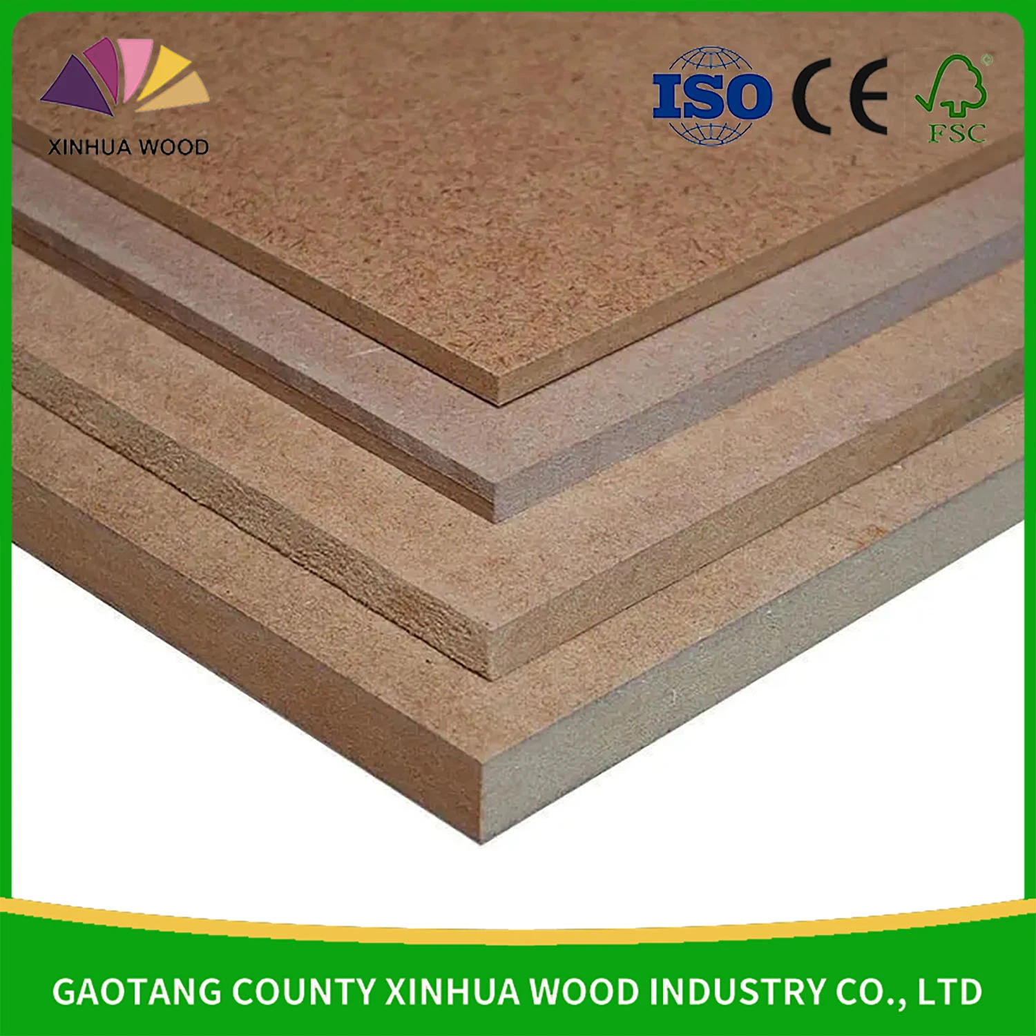 18mm Chapa de madera de Sapele natural MDF/Fibra de madera MDF/Muebles Board/MDF/Fancy MDF for Furniture