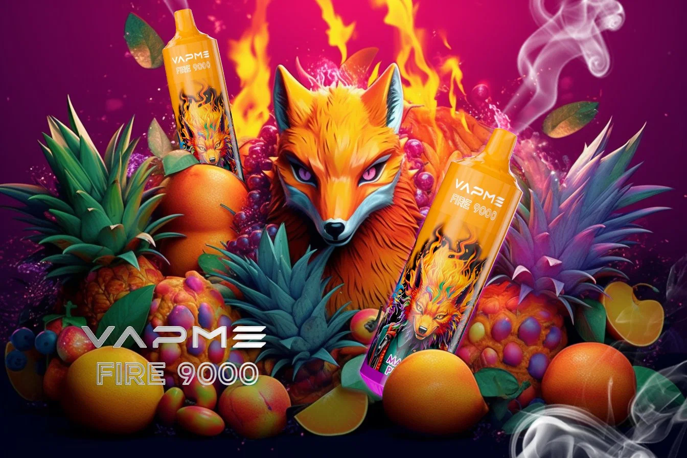 Original Vapme Fire 9000 Puff Disposable/Chargeable Vape Bang XXL E Cigarette Randm Tornado Wape