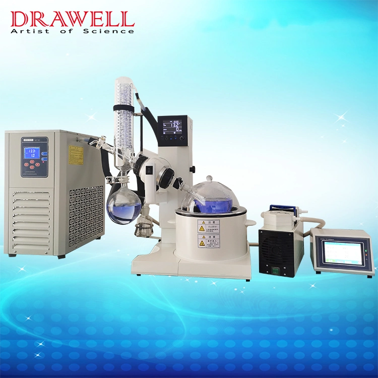 2L 3L 5L 10L Laboratory Auto Mini Digital Rotary Evaporator Water Oil Rotary Evaporator with Pump Chiller