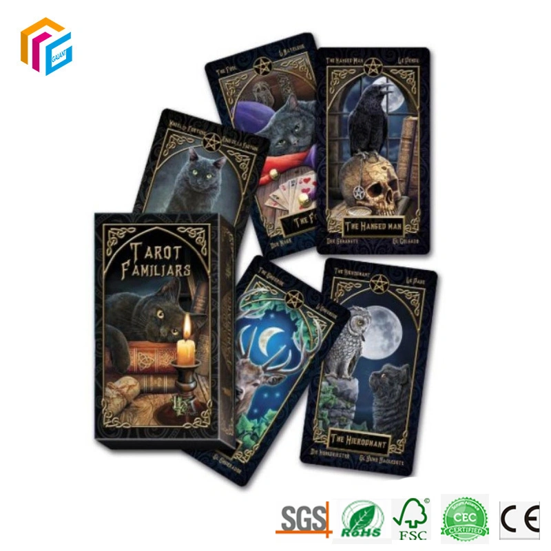 High quality/High cost performance  Inspiration Printing Custom Affirmation Cards Positive Tarot Deck Oracle Game Cards with Guidebook