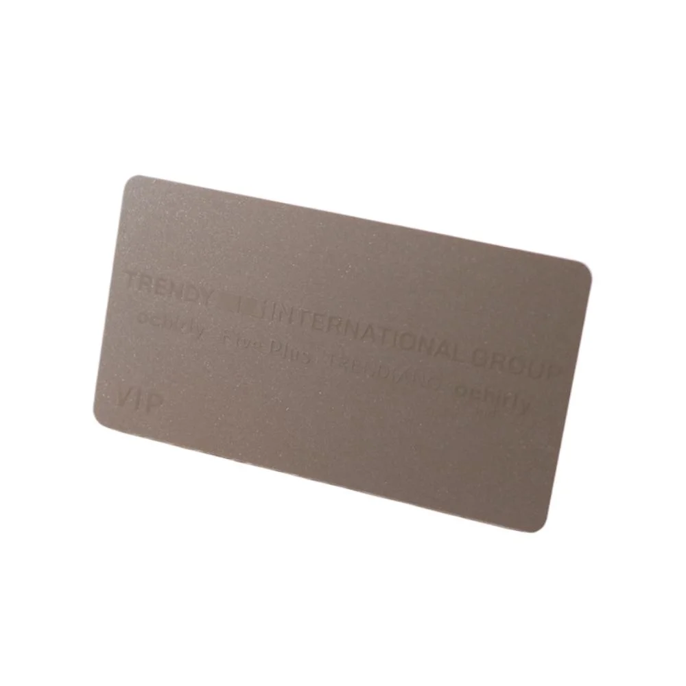 Carte RFID métallique programmable à bas prix ID/IC NFC Smart Business Cartes