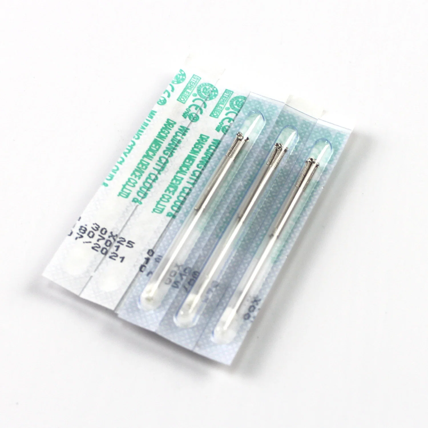 Disposable Steel Handle Sterile Acupuncture Needle 0.30X25mm CE05-11