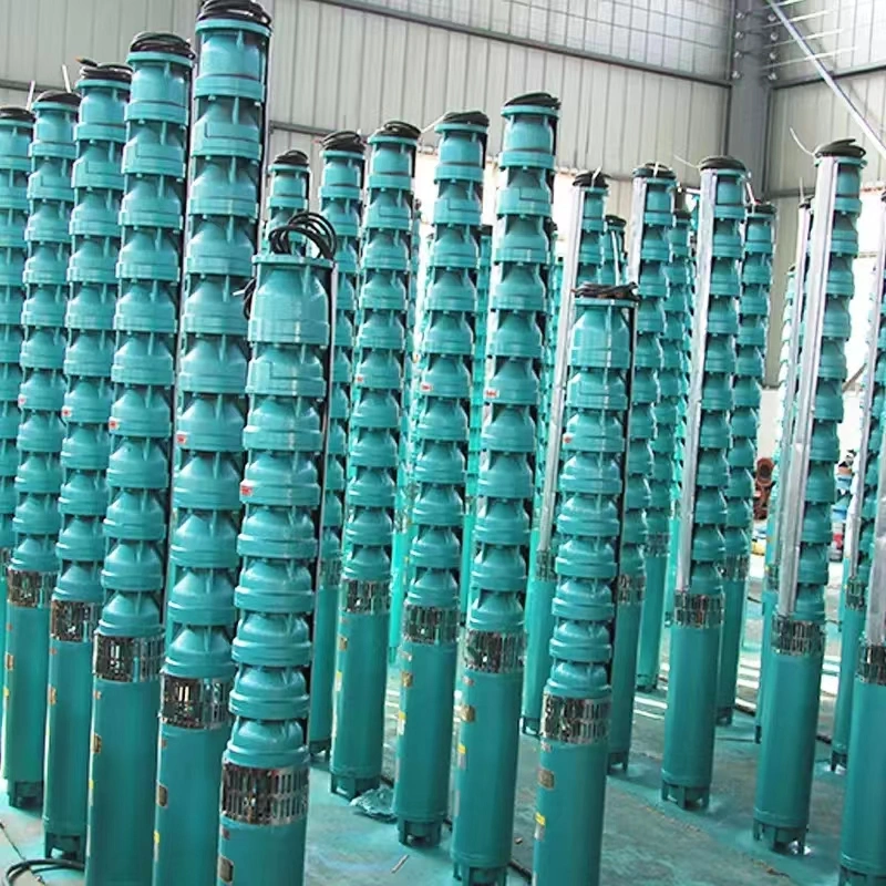 High-New Submerged Vertical Stainless Steel Electric Pump Deep Well Submersible Clean Water High Lift Pump Borehole Pump for Home Farm Irrigation