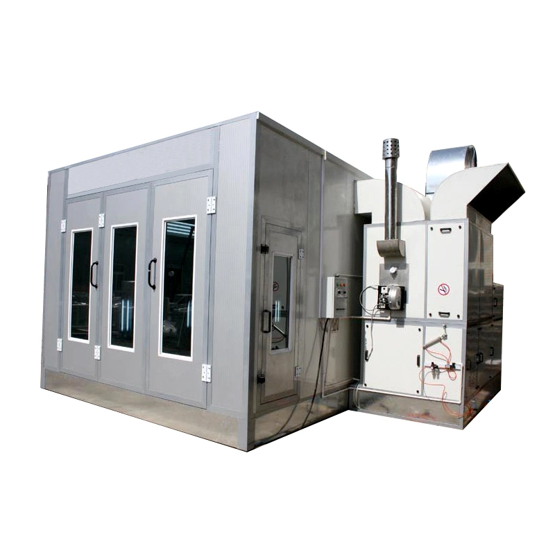 Hongyuan China Direct Factory Luxury Type Automotive Paint Spray Booth with Oil Diesel Burner