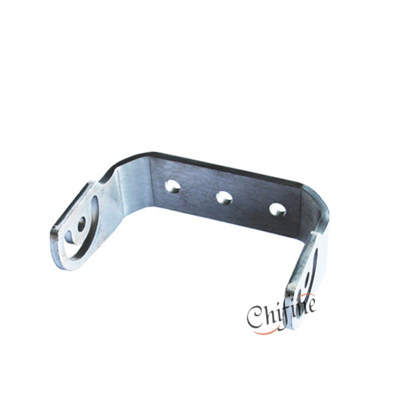 White Zinc Metal Stamping Parts Bracket