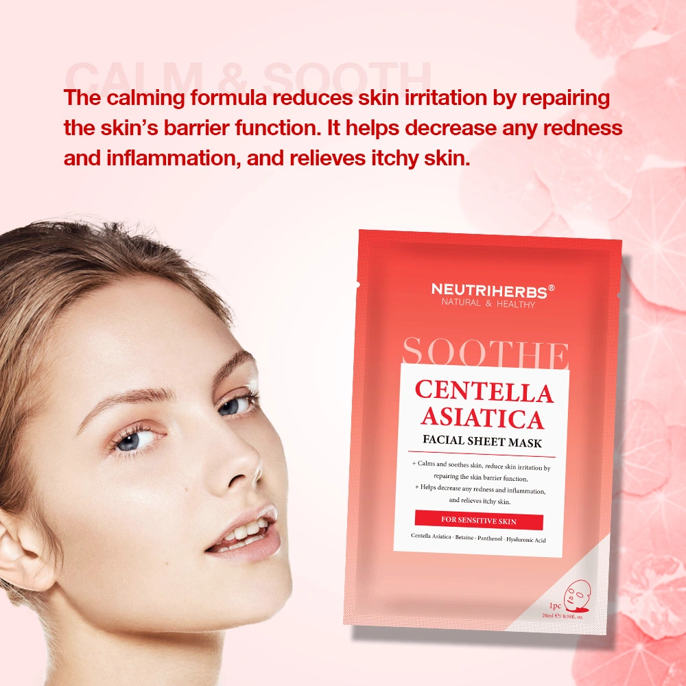 Accepter l'emballage personnalisé Centella Anti-Acne Skincare masque facial