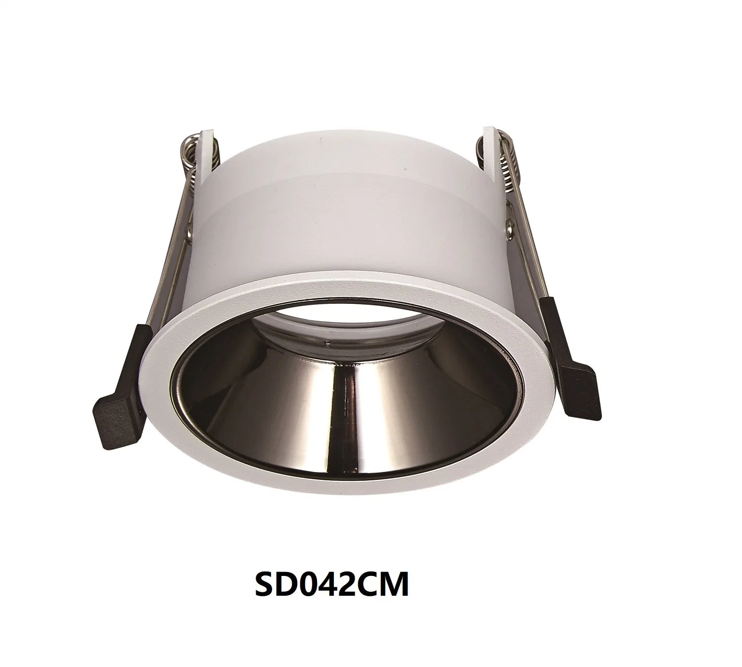 SD042 GU10 MR16 Anti-Glare LED Reflector Housing Recessed Downlight Trim Spotlight