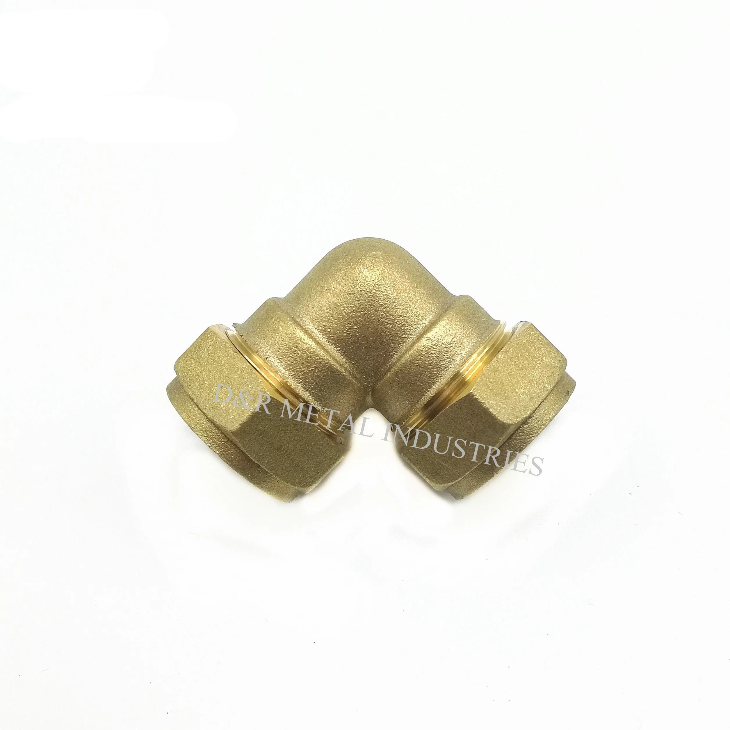 Brass Pipe Fitting Elbow Connector, Copper Pipe