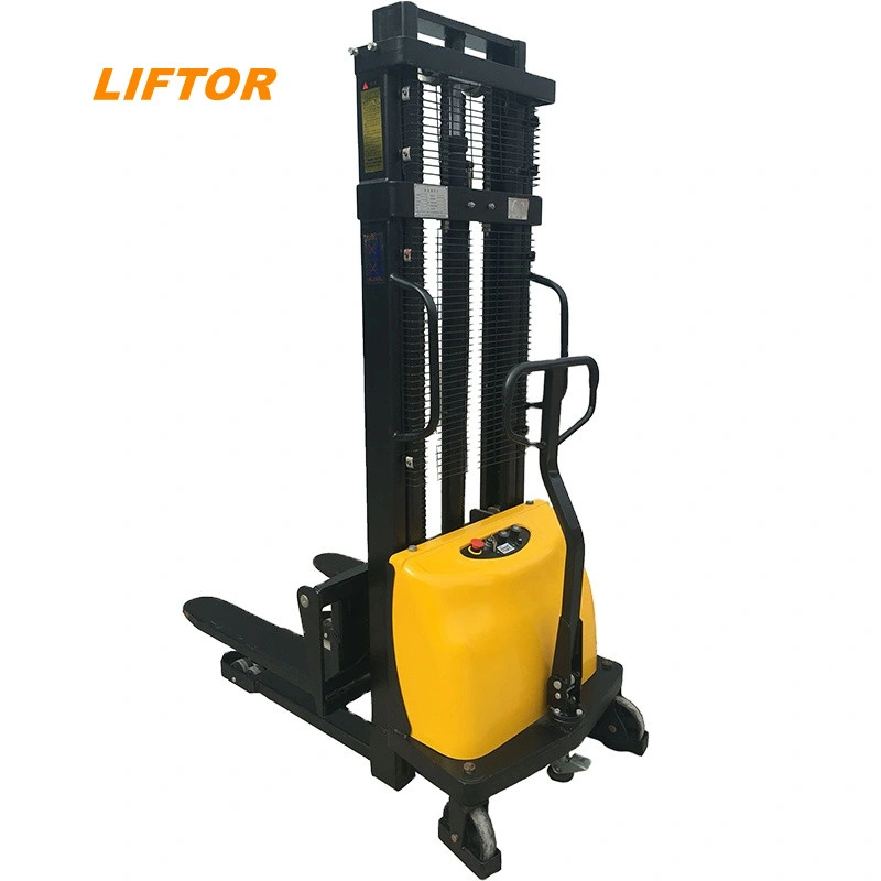 Liftor Semi eléctrico elevador de grúa de forklift Lifor serie 1t 1,5T 2t