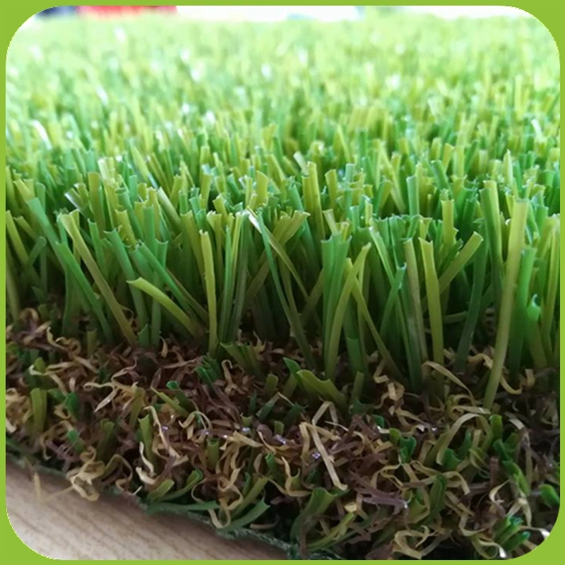 Decorative Synthetic Artificial Turf for Garden Decorations PU Backing