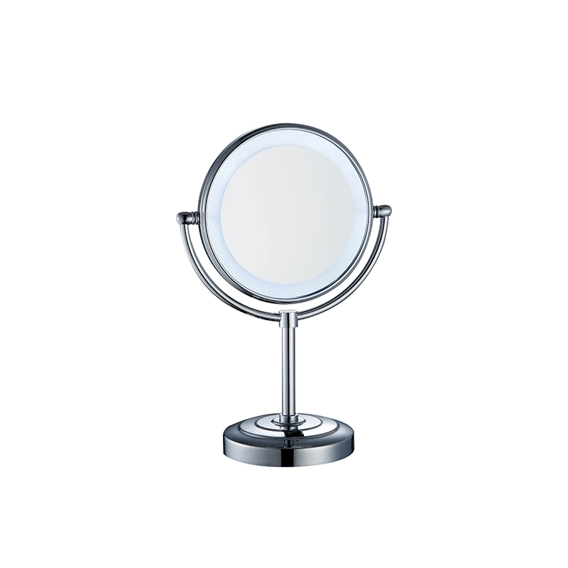 Double Side 3X Bathroom Round Makeup Mirror