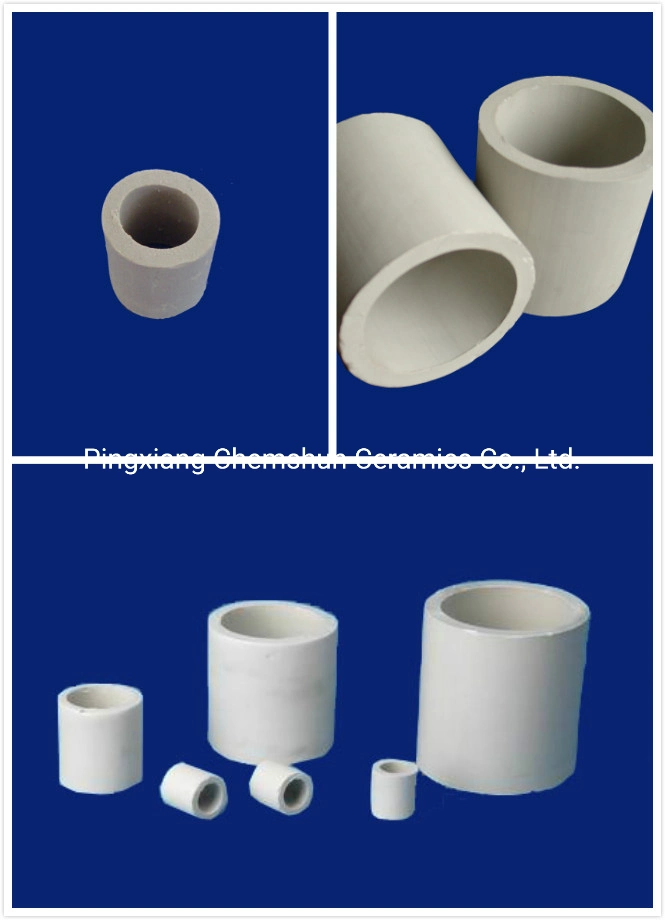 25mm 50mm Chemical Random Tower Packing Raschig Ring Ceramic