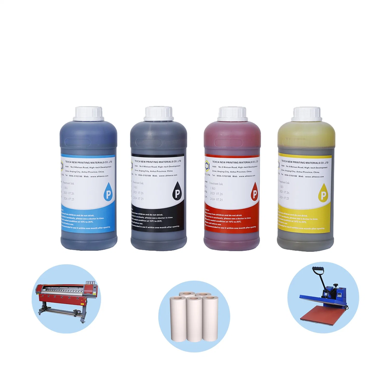 with Favorable Price Cmyk 1kg Printing Ink Sublimation Ink for Epson Printer Textile Printing Ink