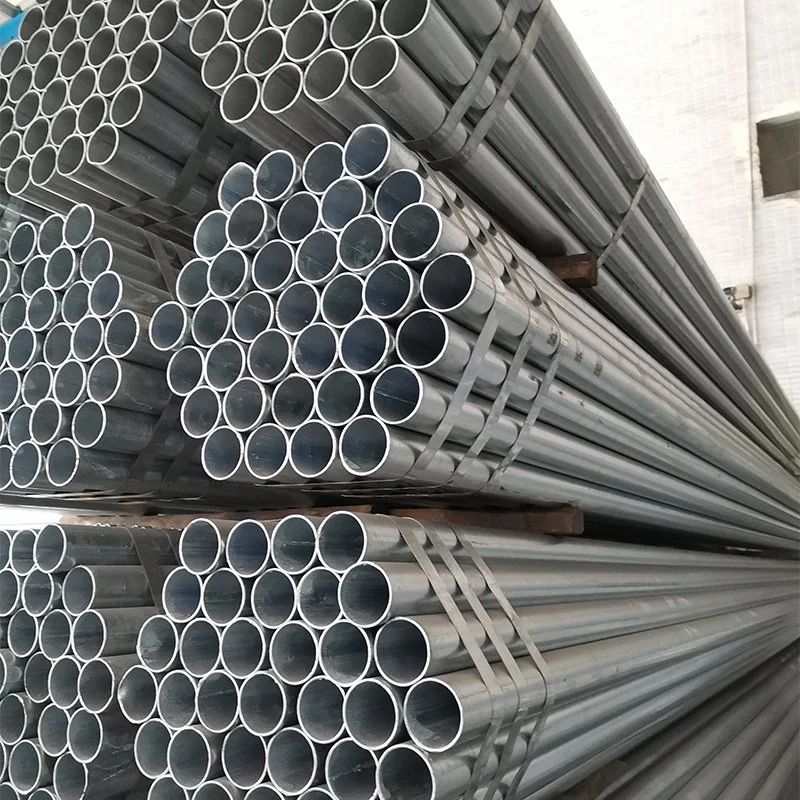 Sch 40 BS1387 Construction Materials 100mm ERW Welded Pipe Steel Tubing Price Galvanized Pipe