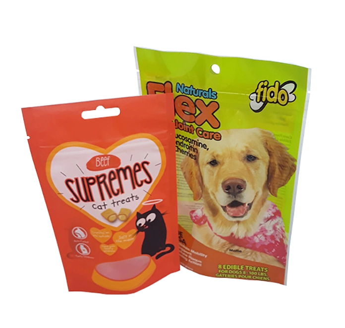 Les aliments pour animaux chien d'aluminium en plastique snack de l'emballage 100g 500g 50 g 1oz