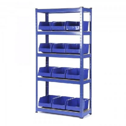 Plastic Shelf Bins Stackable Storage Bins for Industrial Shelving