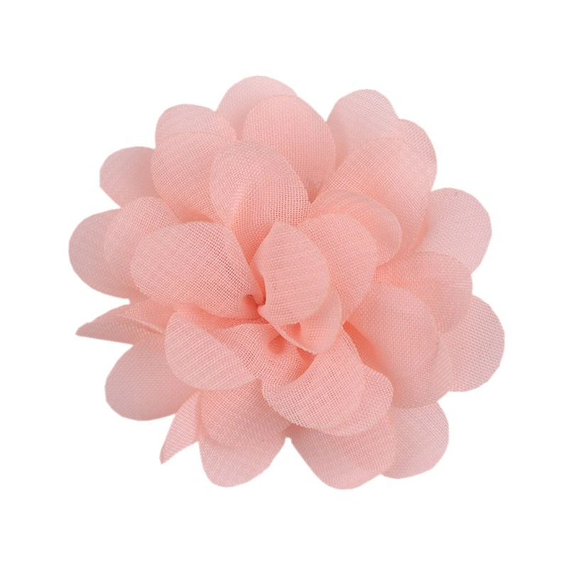 As vendas directas de fábrica Chiffon feitos de material de bricolage Flores Flor da Sapata de Acessórios de flores de pano 5cm