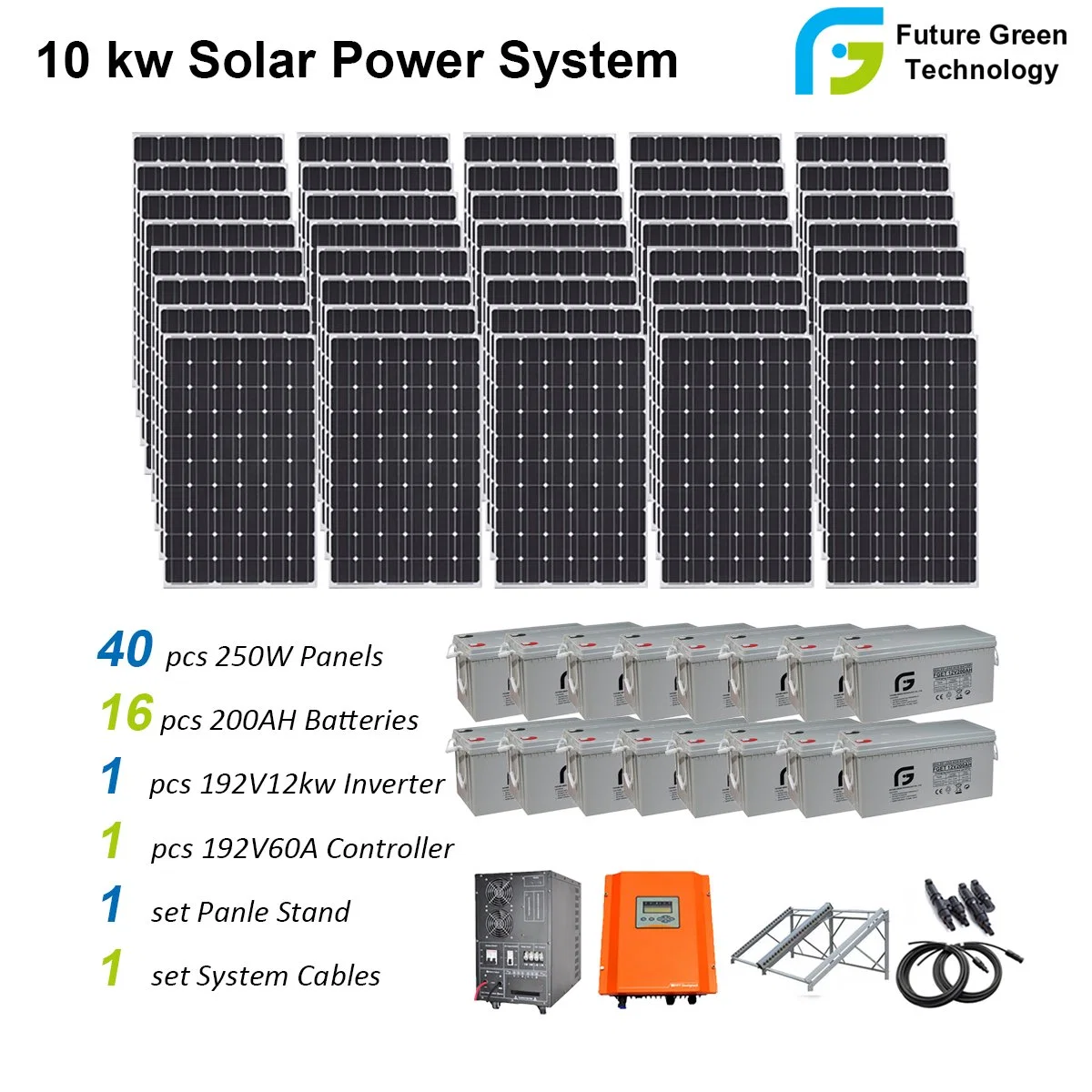 Envío rápido de alta calidad de la superposición de célula solar Panel Solar Panel negro 550W de la energía solar