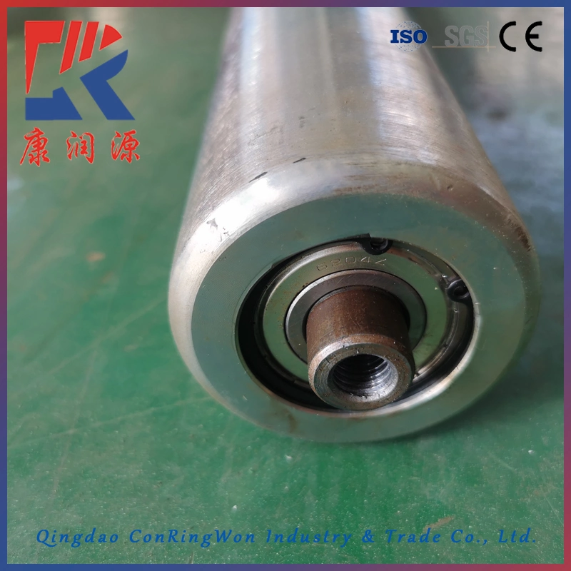 Belt Wheel Idler, Female Thread Type, Polymer Plastic Steel Driving Conveyor Roller