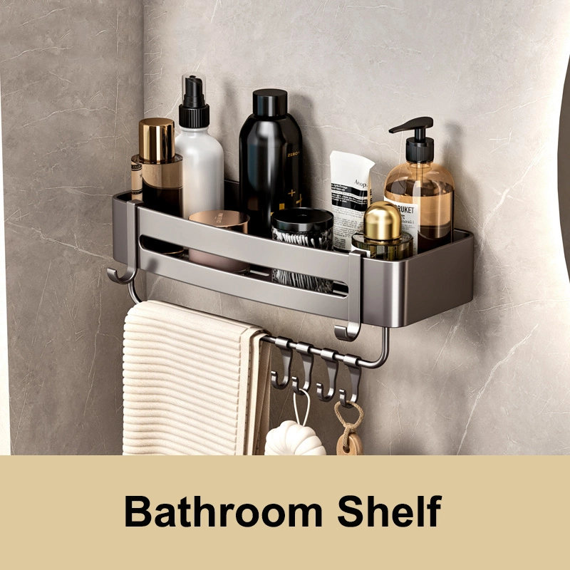 Wholesale/Supplier Bathroom Shelf Wall Mounted Adhesive Caddy Bath Corner Shower Shelves