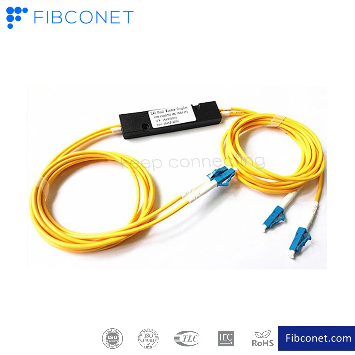 FTTH Lichtwellenleiter FBT Auskoppler 1X2 SM LC Lichtwellenleiter Splitter 1*2 Kupplung