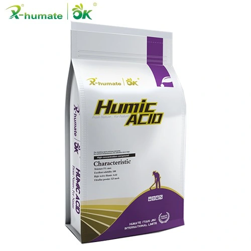 Extracto de leonardita ácido Humico polvo/granulado fertilizante de suelo