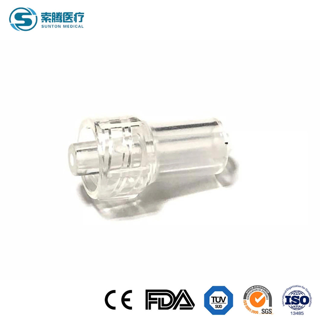 Sunton China Good Price 2-Piece Set Barb Tube Hot Sale ISO 13845 Safety Standard Medical Luer Lock Connector Manufacturing