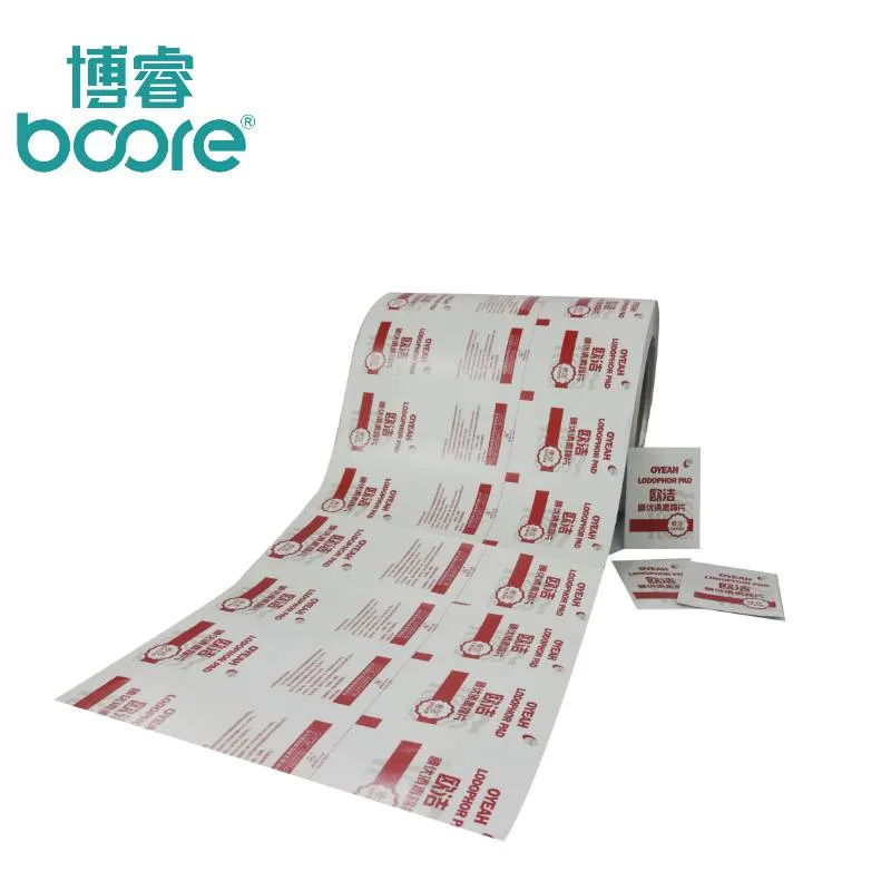 Povidone Iodine Pad Swab Packaging Aluminum Composite Film for Auto Packing Machine

Emballage de tampon de povidone iodée en film composite d'aluminium pour machine d'emballage automatique.