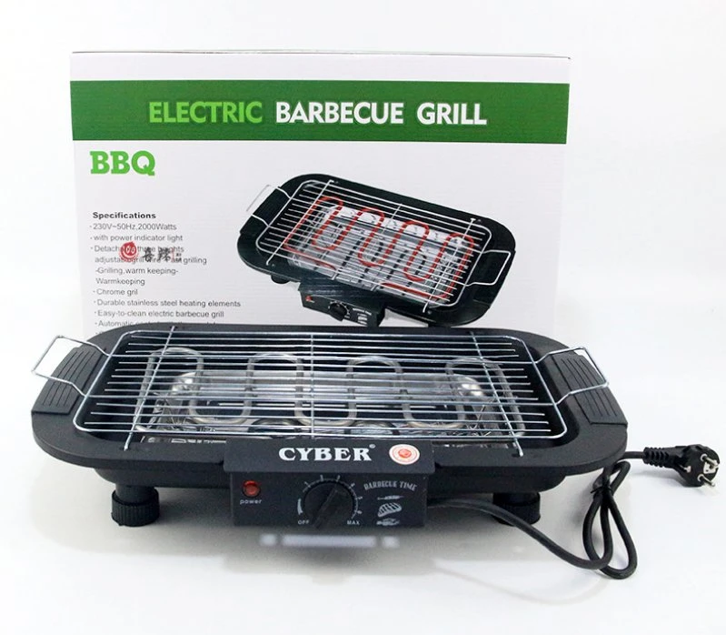 Elektrischer Grill Elektrischer Grill Elektrischer Grill Elektrischer Kochtopf Und BBQ Grill rauchlos Indoor Electric BBQ Grill Electric Feuerzeug BBQ Mini elektrischer Grill