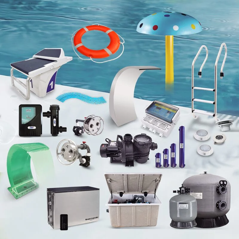 Factory All Complete Sets Swimming Pool Accessories Fittings Swimming Pool Equipment Ladder Filter Pump Pool Filter