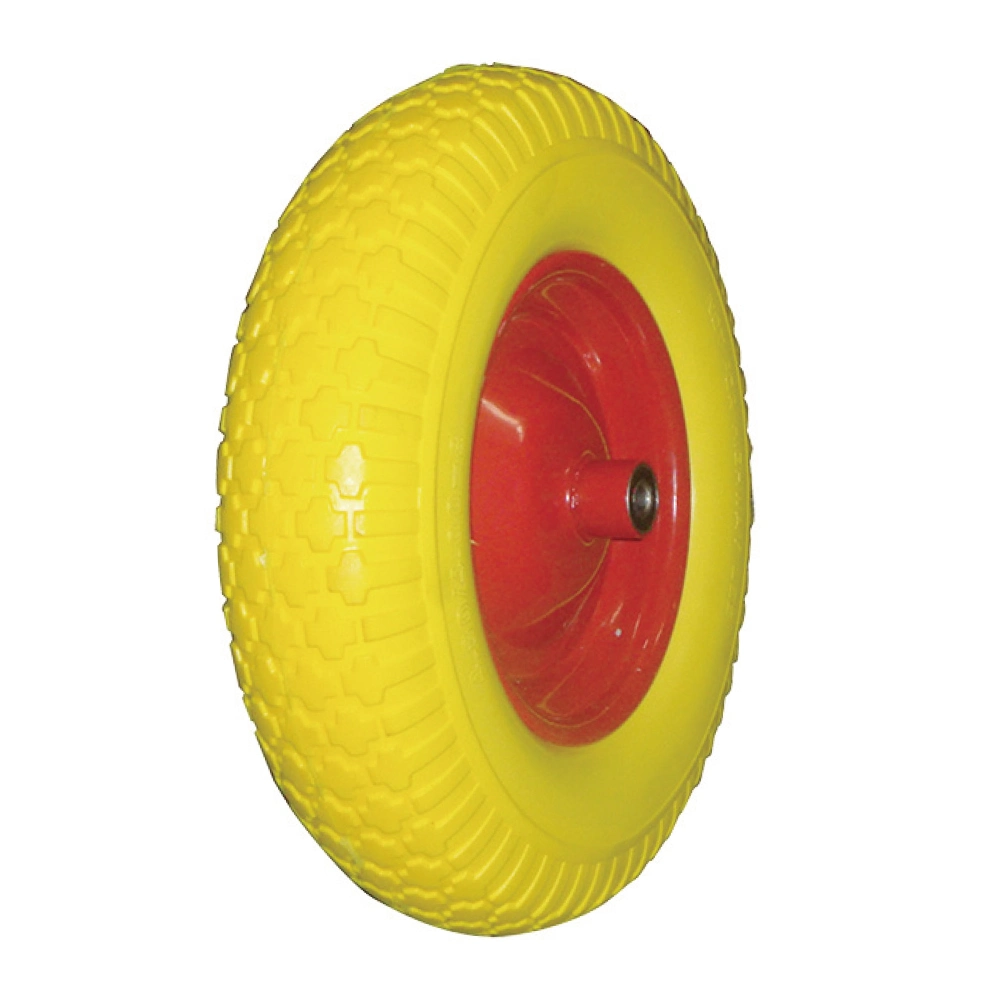 16 Inch Tool Car PU Solid Foaming Wheel for Wheelbarrow Beach Cart