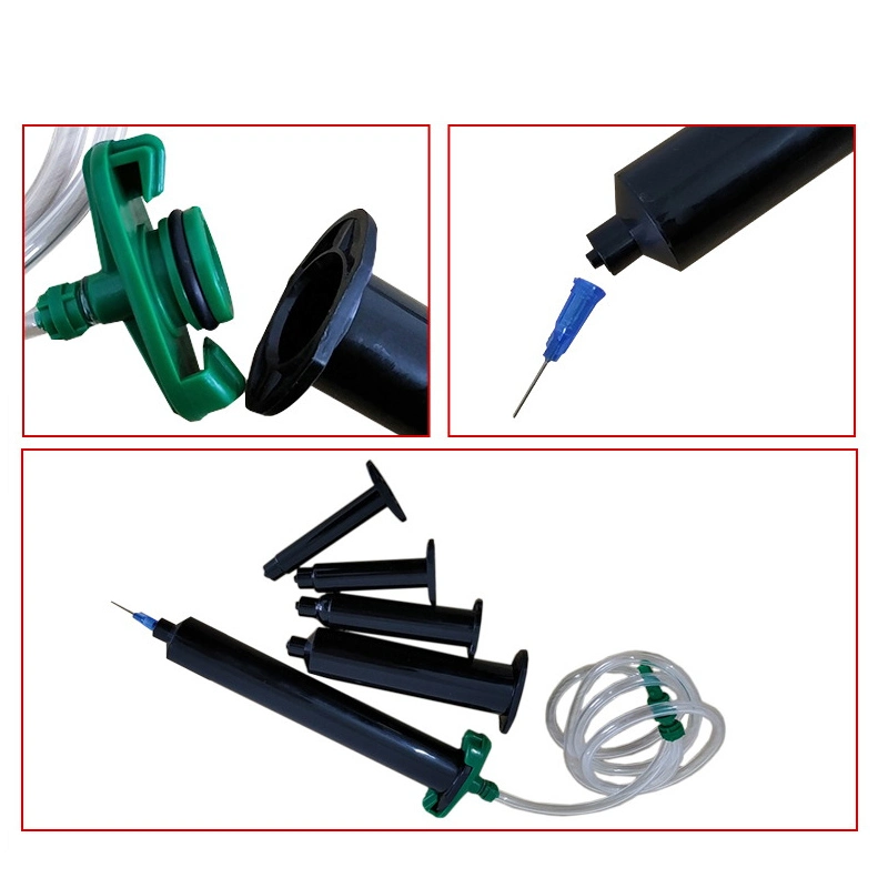 Industrial Dispensing Syringe 5cc Industrial Syringe American Pneumatic Black Dispensing Industrial Syringe