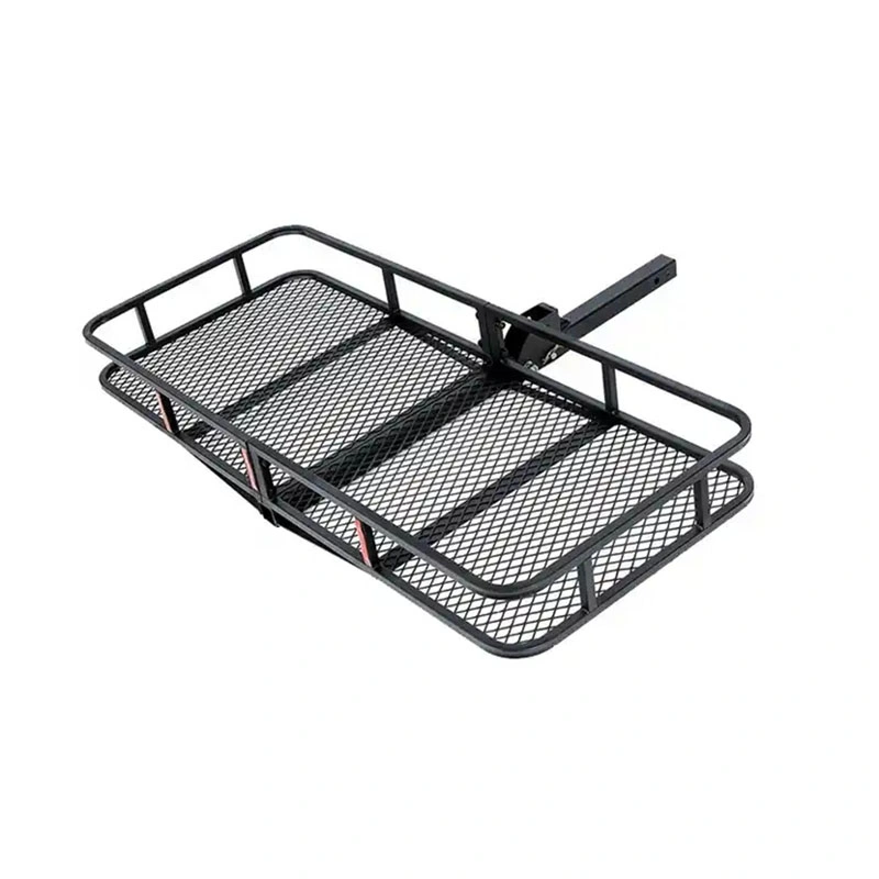 High quality/High cost performance  Trailer Hitch Mount Cargo Carrier Rear Folding Luggage Basket Rack Car Truck Box for Universal