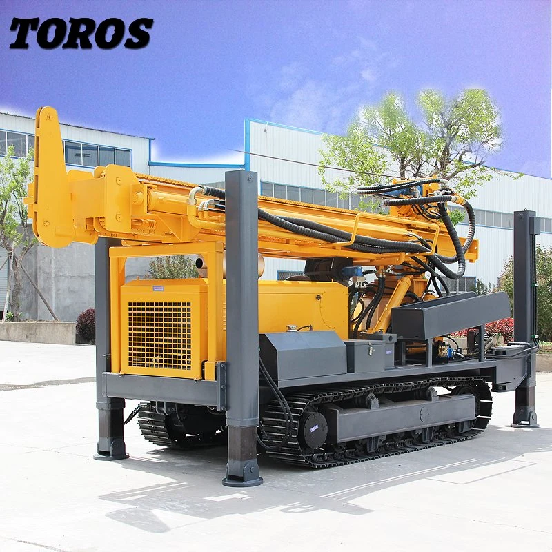 100 Meter Hydraulic Portable Diesel Engine Track-Type Water Well Drilling Rig Machine for Sale Japan Price