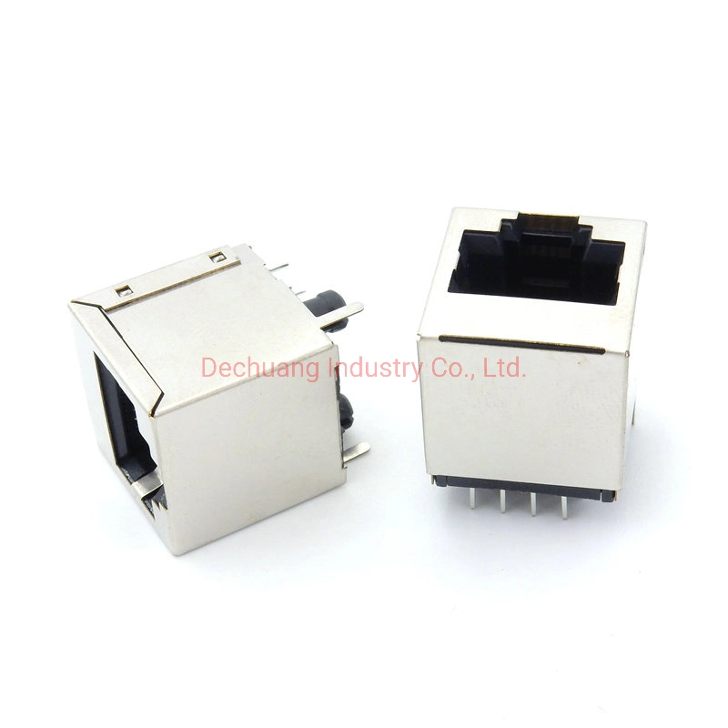 10/100base-T Poe Ethernet Magnetics Socket Adapter Network Female Keystone RJ45 Modular Connector Cat5 CAT6