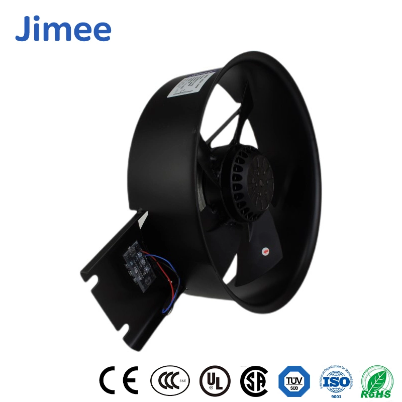 Jimee DC Axial Compact Fan China AC Axial Fan Hersteller Metallklinge Material Lüftungsventilator 12cm Kühlventilatoren Axiale Decke Lüfter Abluftventilator Axialgebläse