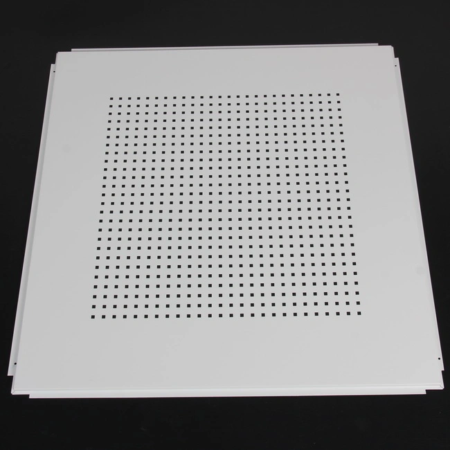 Anti-Bacteria Aluminum Ceiling Panel 603*603 mm with T Grid for Hospital