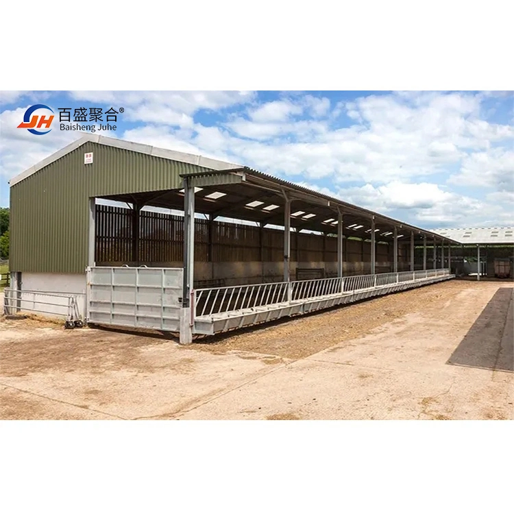 Low Cost Livestock Shed Prefabricated Steel Structure Cow House