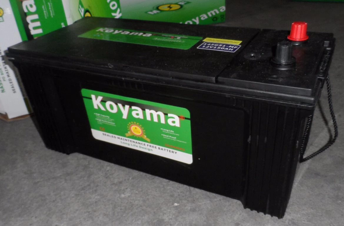 12V 150ah SMF Heavy Duty Truck Battery N150