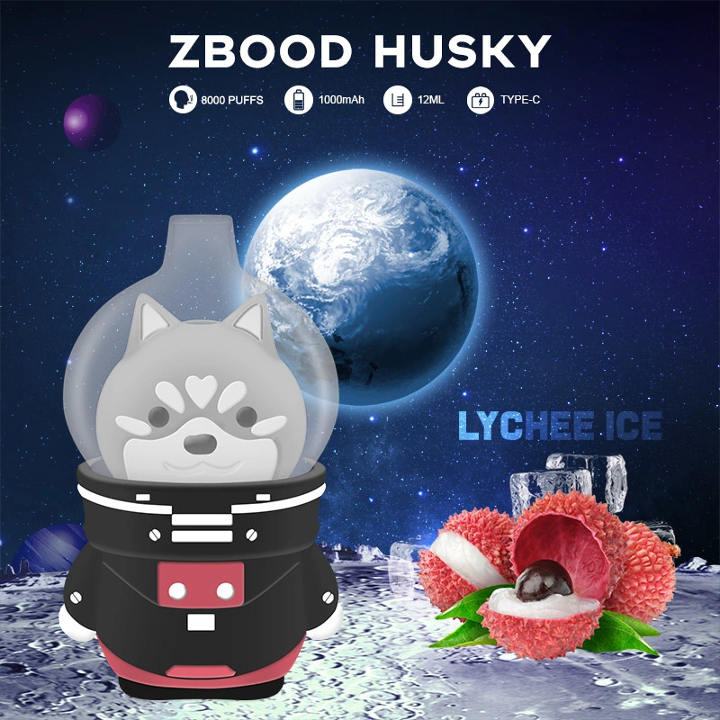 Zbood Customize Original Space Husky 8000 Puffs Toy Vape New Version Lavie Kk Beast Gummy Bear Puff Bar Smok Cute Wape Vape