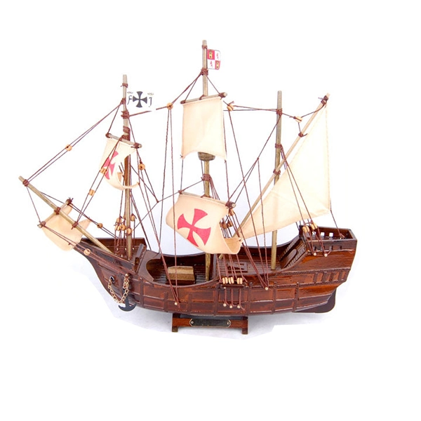 Artesanato de equipamentos náuticos de madeira Pirata Modelo do navio de recreio